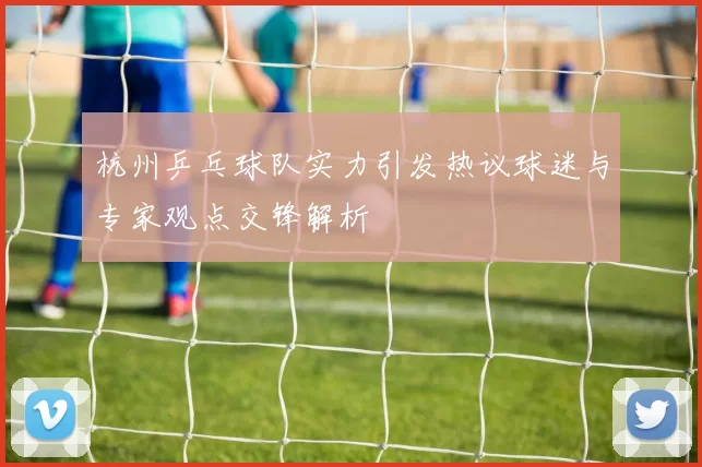 杭州乒乓球队实力引发热议球迷与专家观点交锋解析